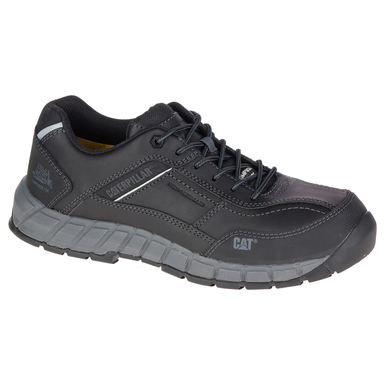 Caterpillar Shoes Islamabad - Caterpillar Streamline Leather Ct S1 P Hro Sra Sa Mens Safety Shoes Black (589120-PYS)